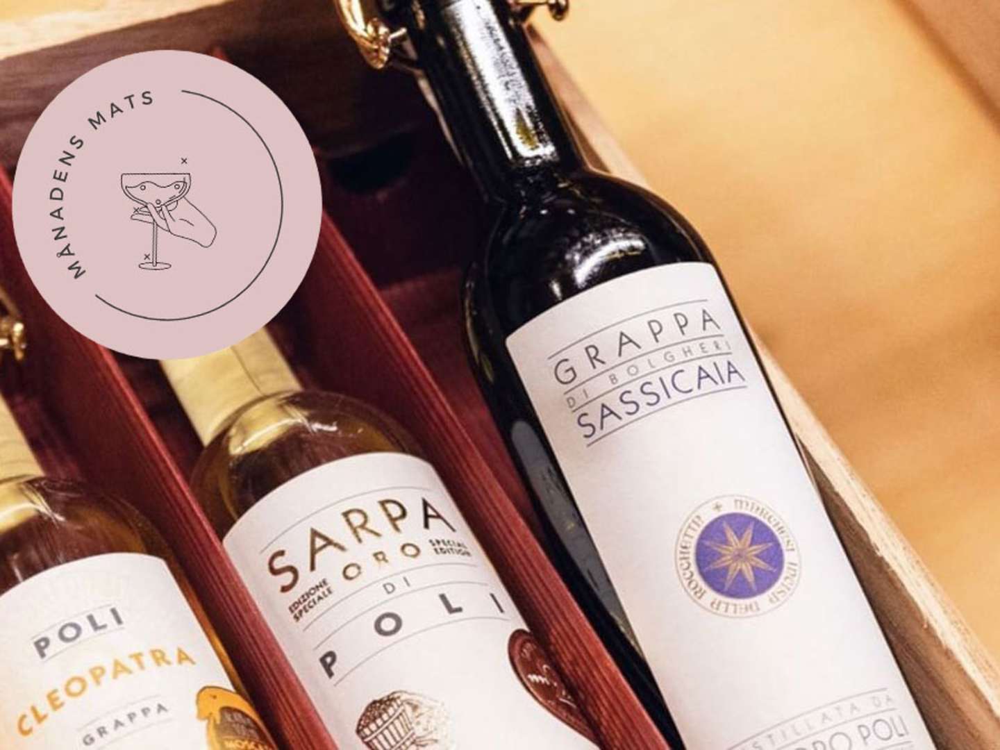 Månadens Mats: Jacopo Poli Grappa Barili di Sassicaia