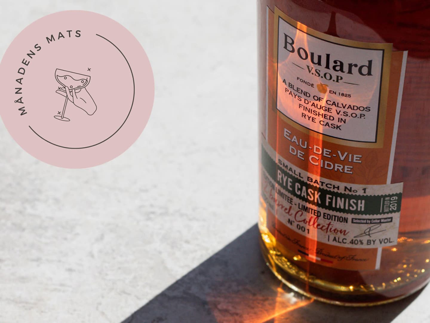 Månadens Mats - Boulard VSOP Rye Cask