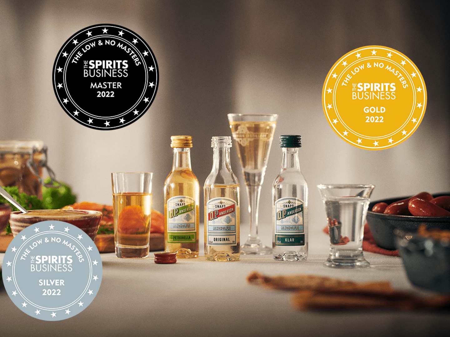 Priser till O.P. Anderson Alkoholfri snaps