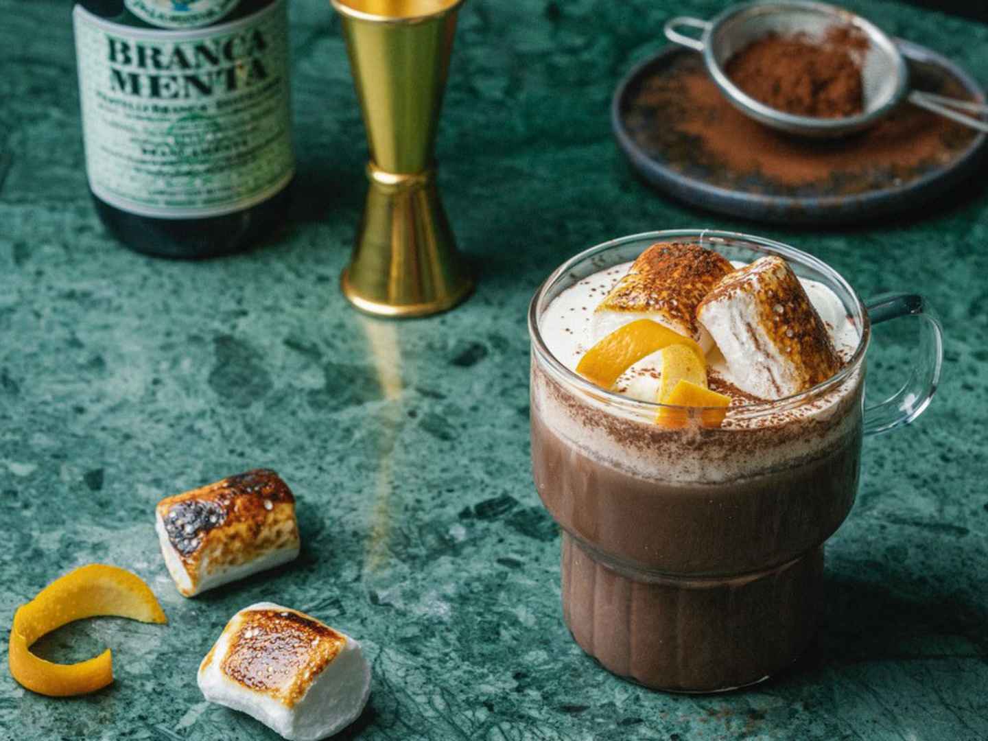 Varm Choklad och Menta.