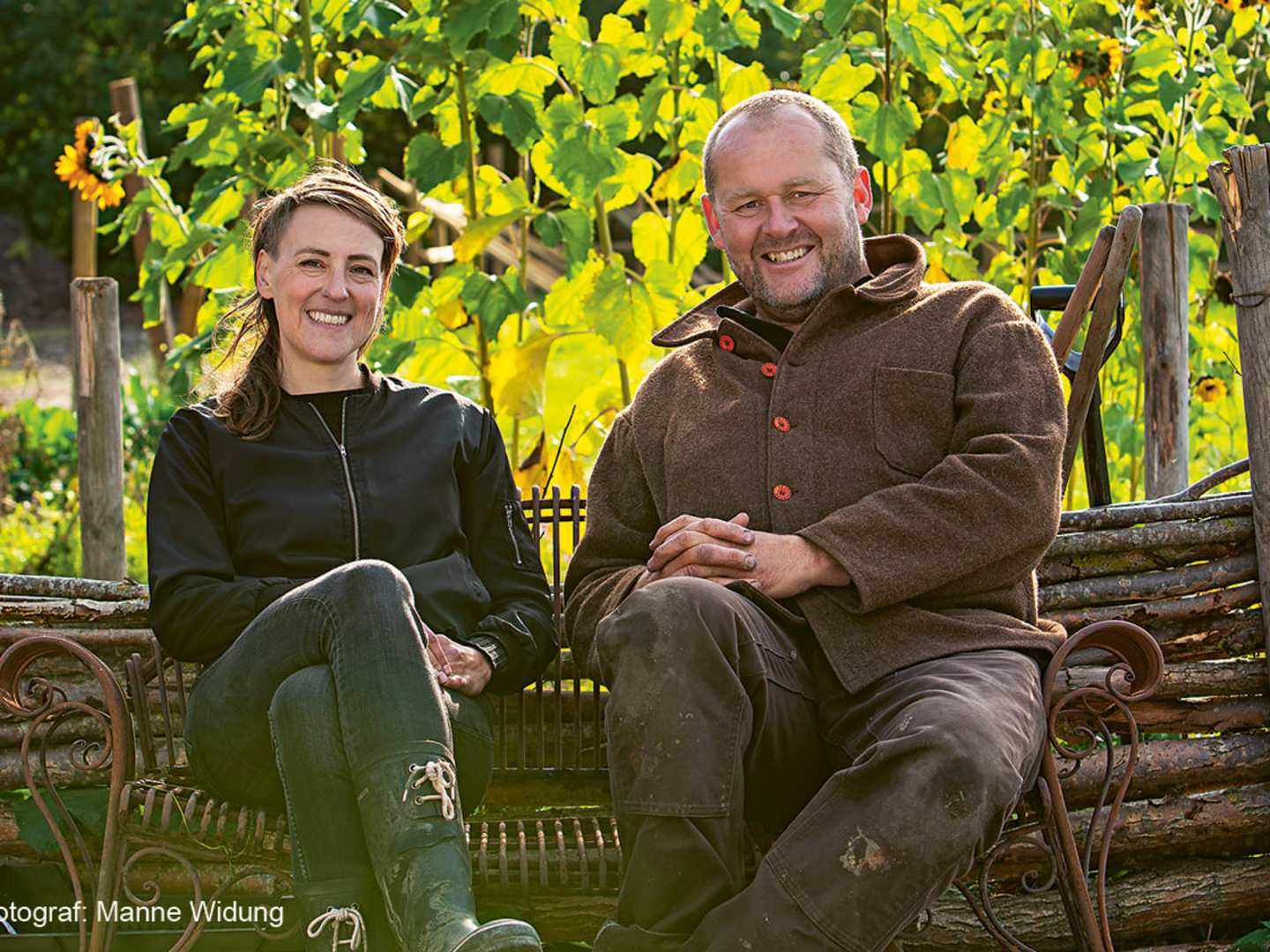 Jenny Neikel och John Taylor i grönska
