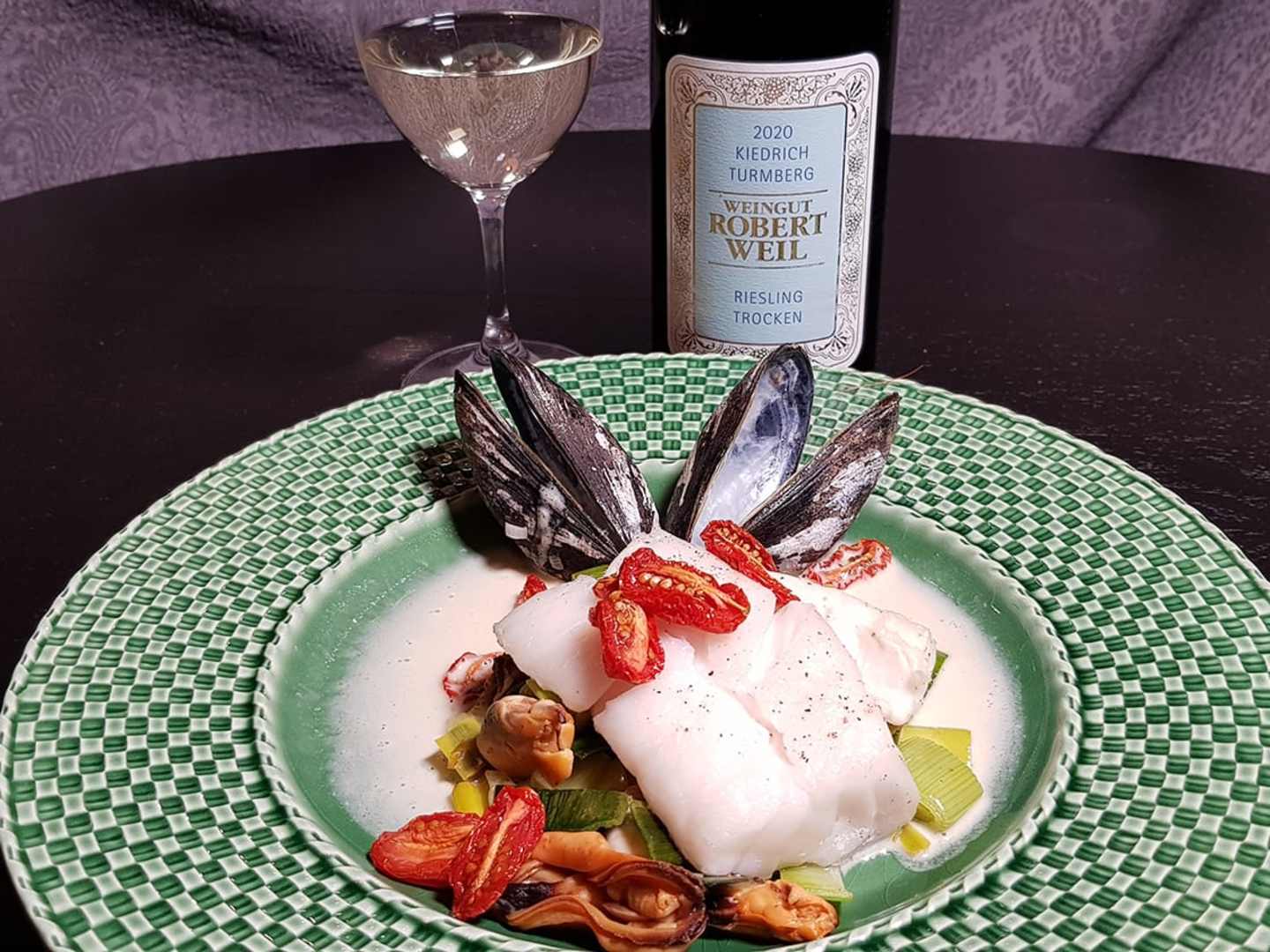 torskrygg med blåmusselsås