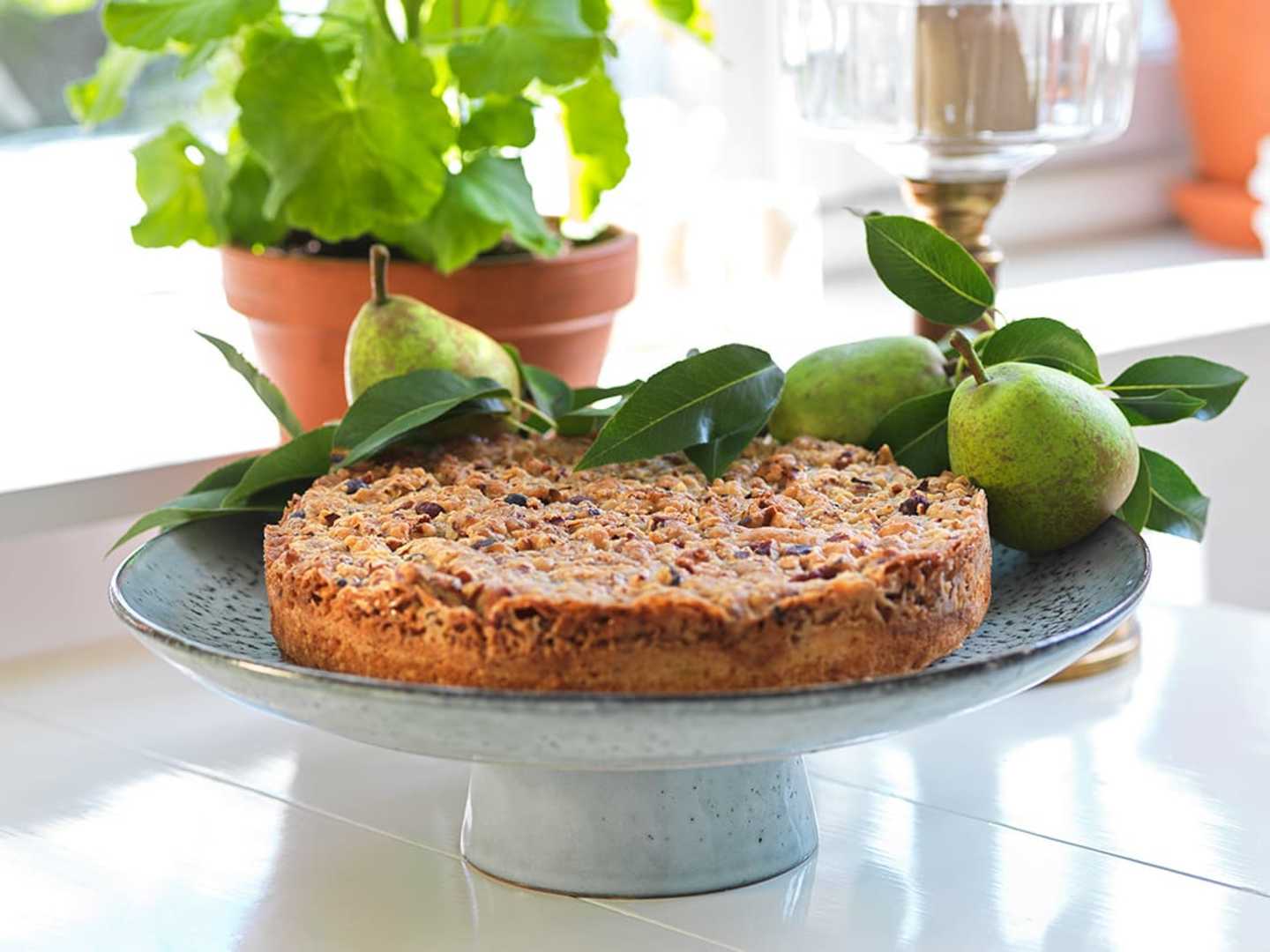 Toscakaka med päron