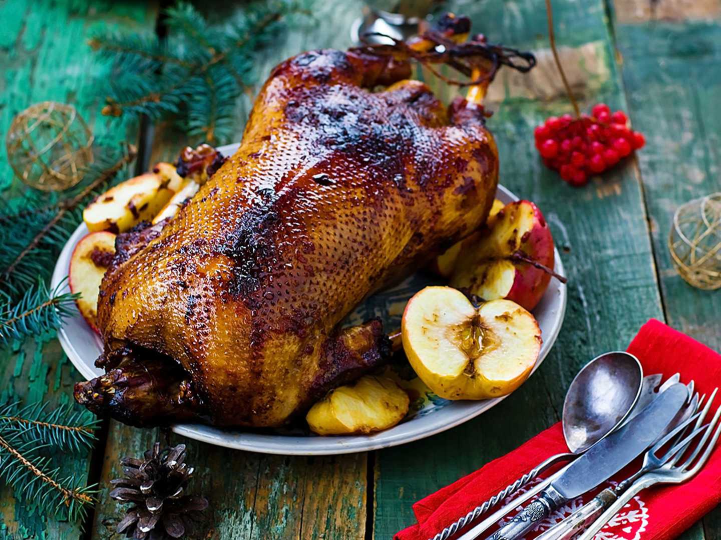 Gåsmiddag på Gyldene Freden