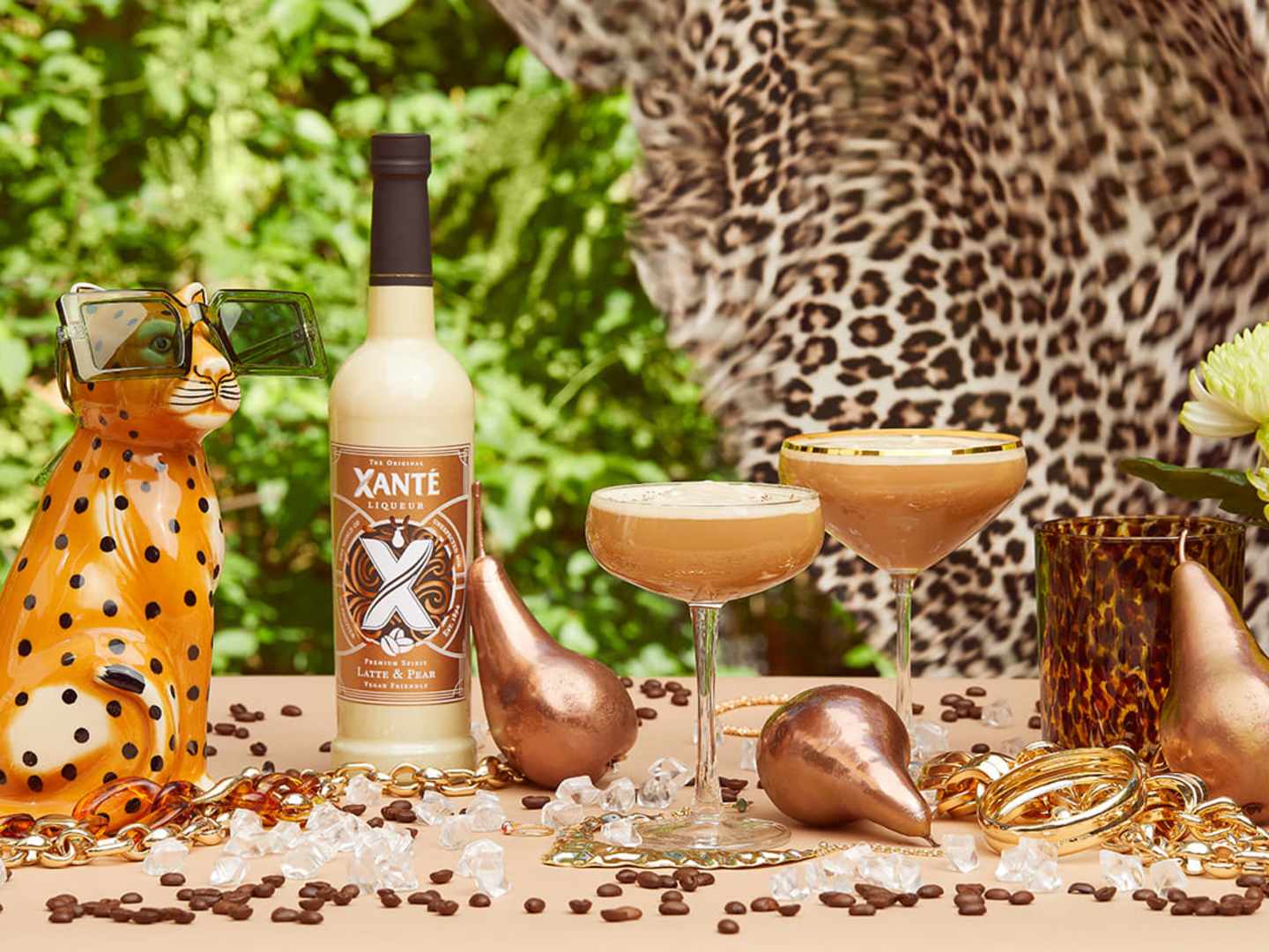 Xanté Latte & Pear på dukat bord