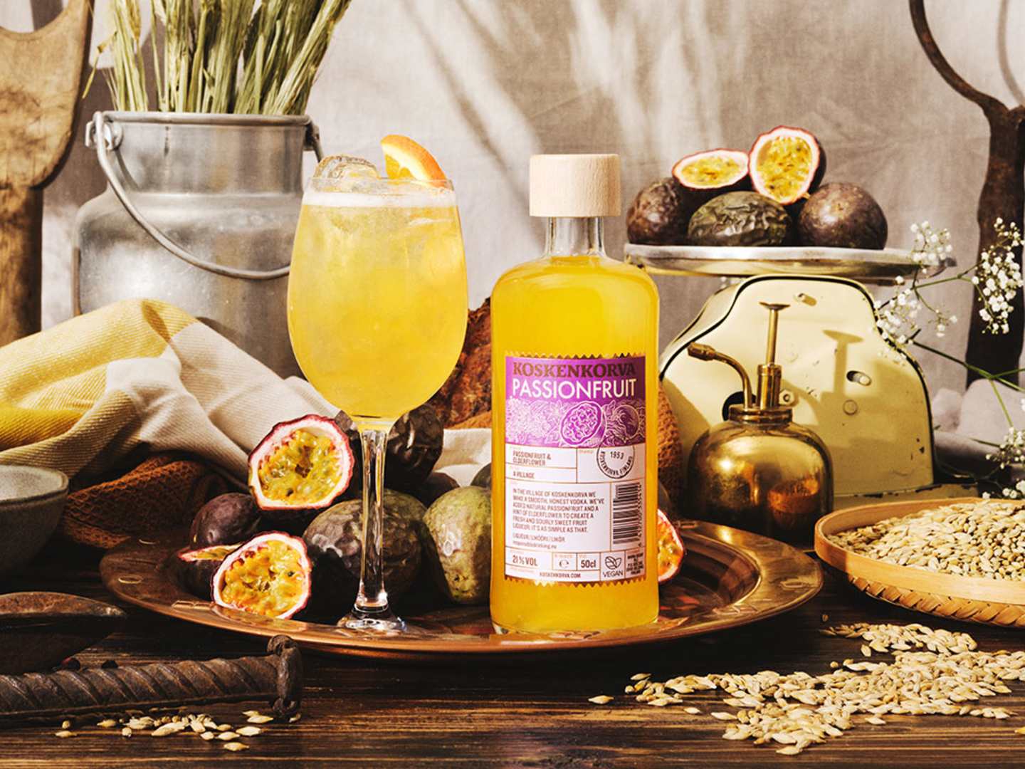 Koskenkorva Passionfruit Spritz
