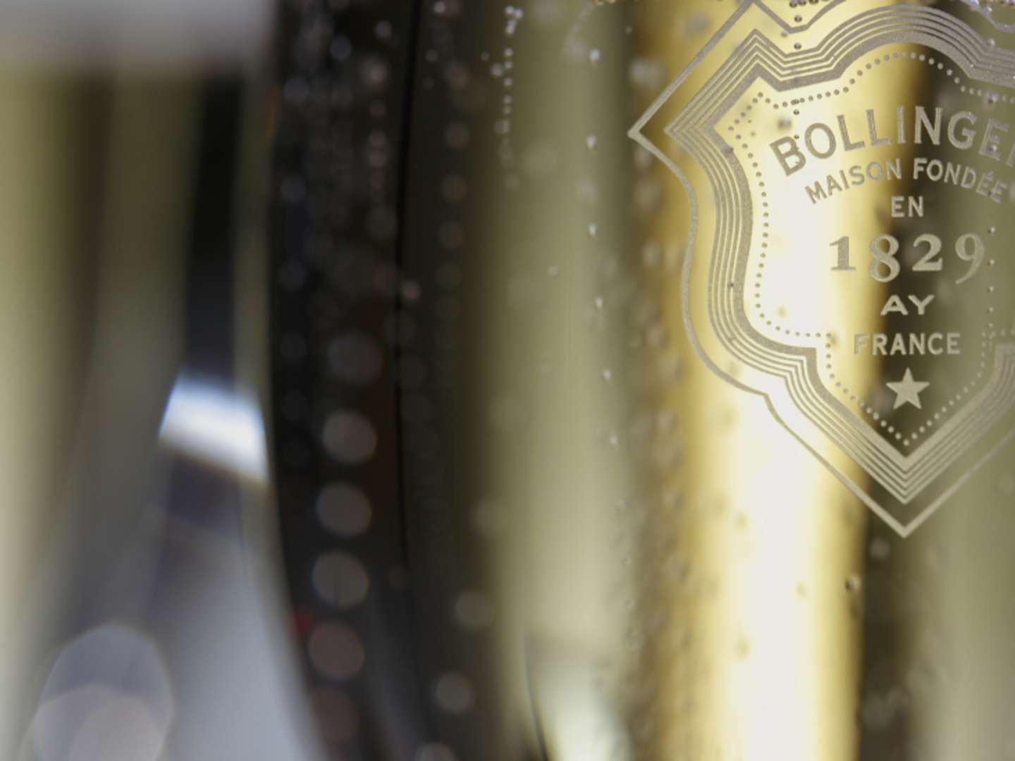 Champange Bollinger Close up