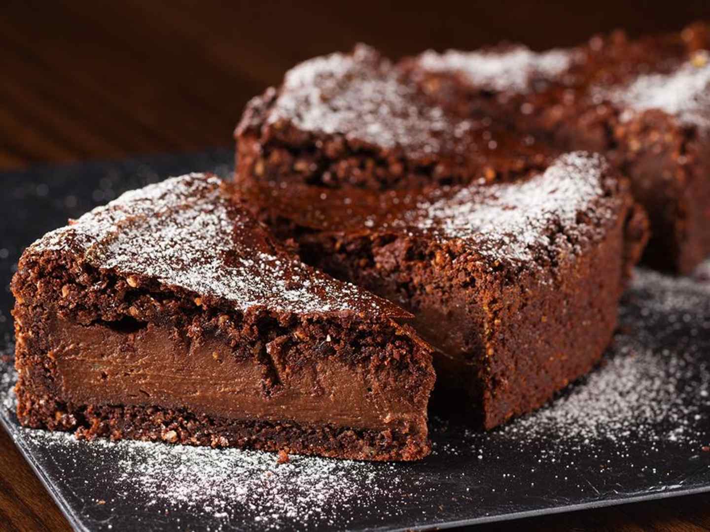 Fyra bitar kladdkaka