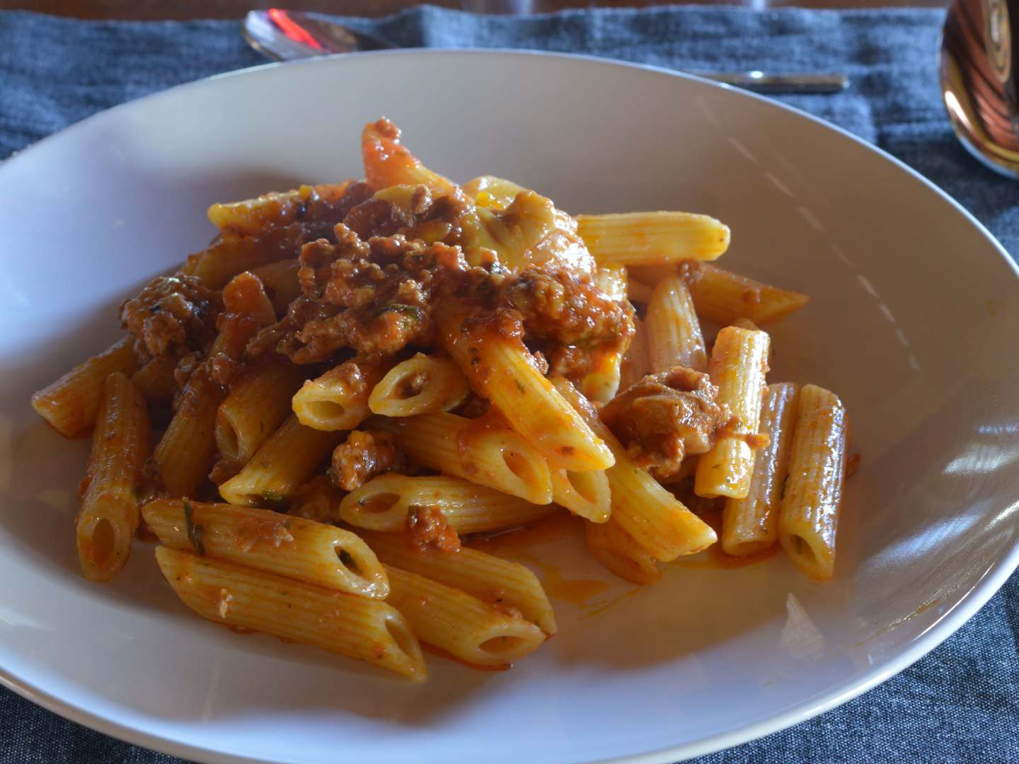 Penne sul gallo