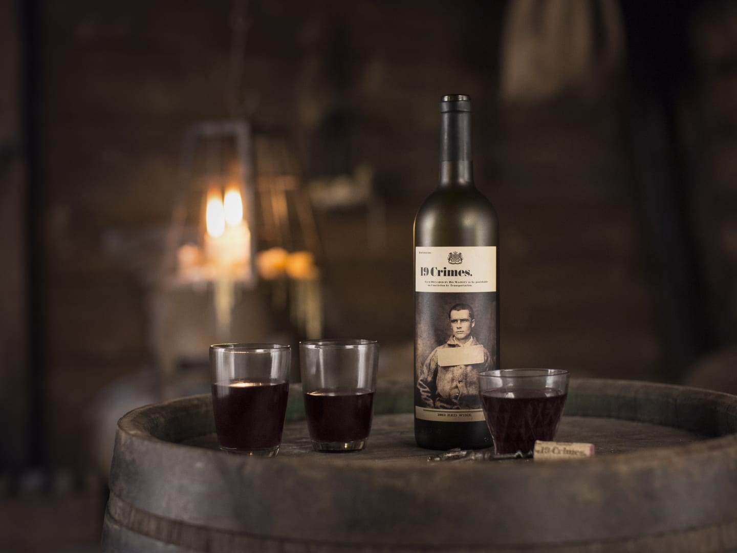 Jännittävä uutuusviini 19 Crimes Red