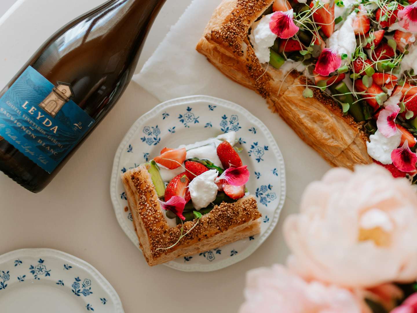 Parsa-burratapiirakka