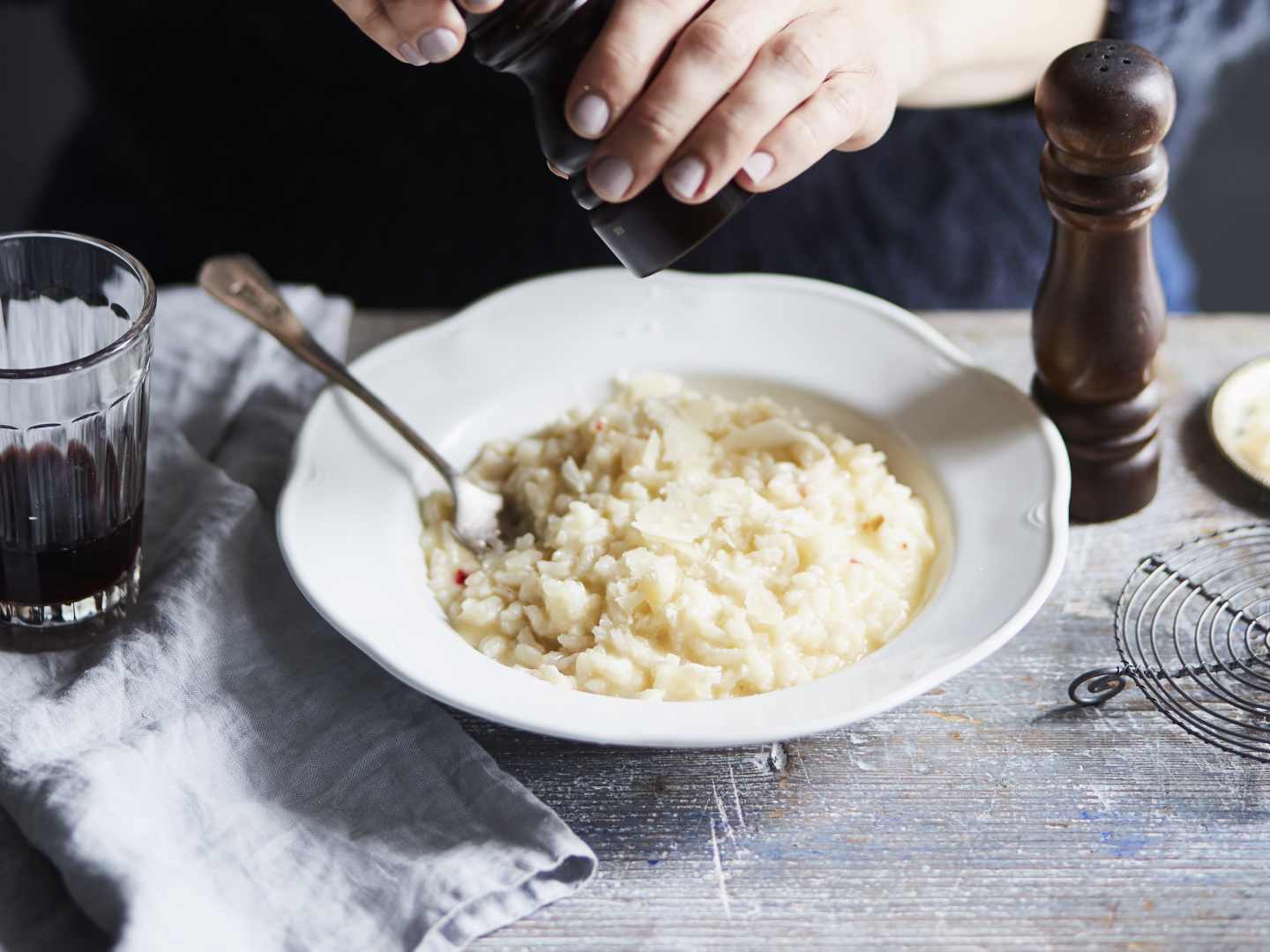 Masterchef-historian paras risotto + viinisuositus