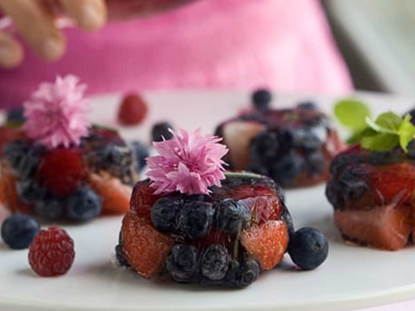 Kuohuviini-marjahyytelöt + viinisuositus