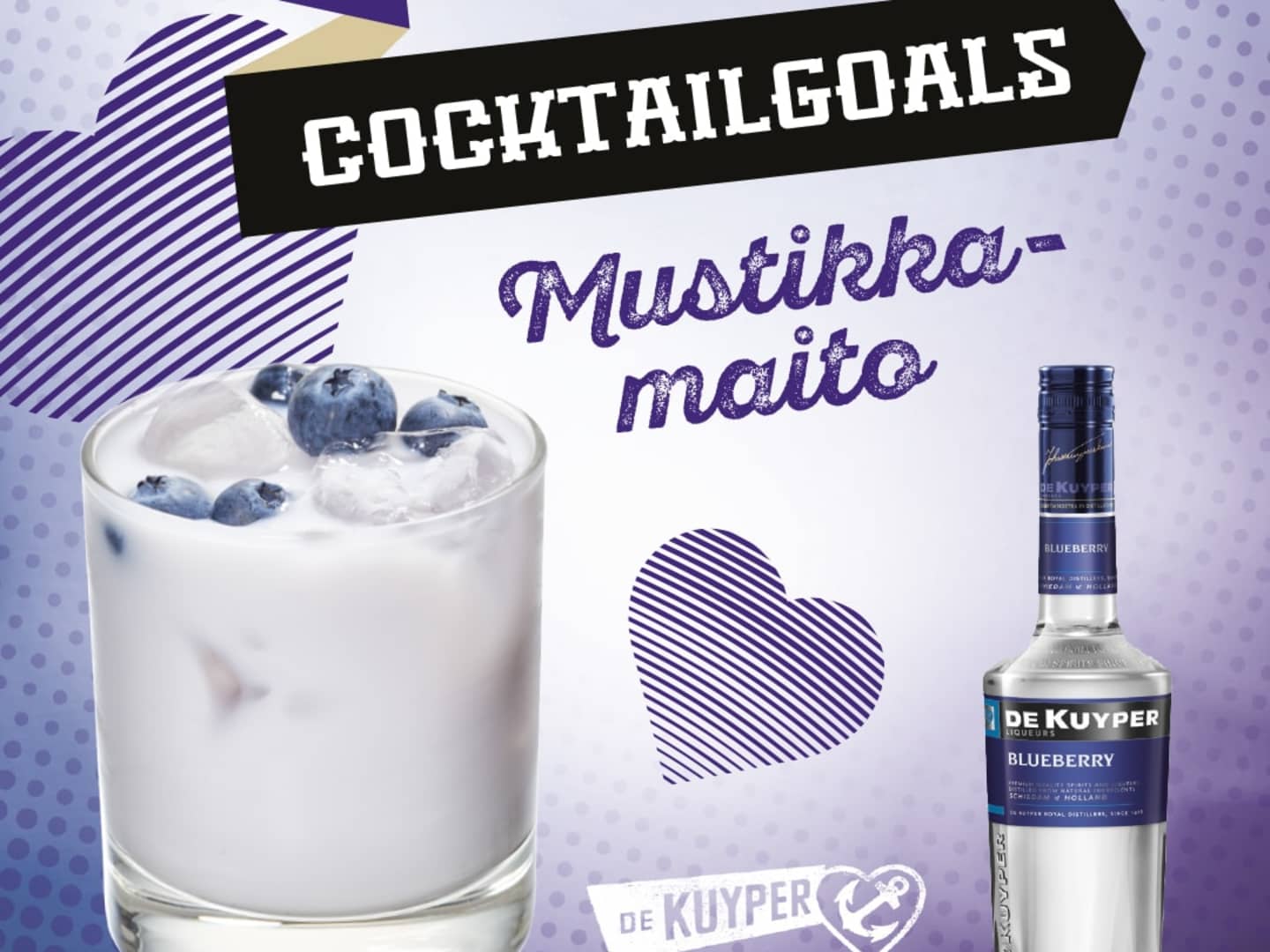 Mustikkamaito drinkkiohje