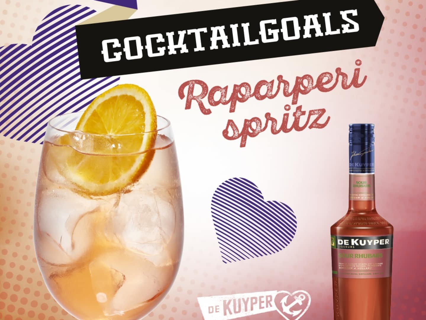 Raparperi Spritz drinkkiohje