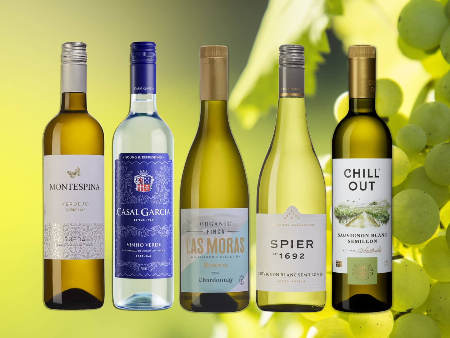 Bästa billiga vita vinerna.