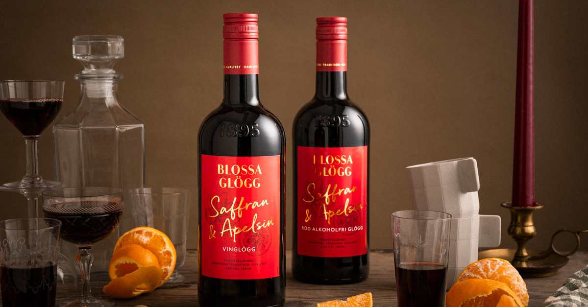 Rödvinsglögg från Blossa med saffran och apelsin | folk o folk