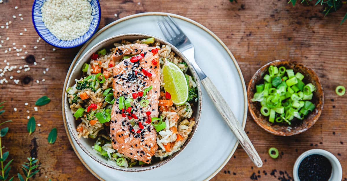 Fried rice med lax | folk o folk