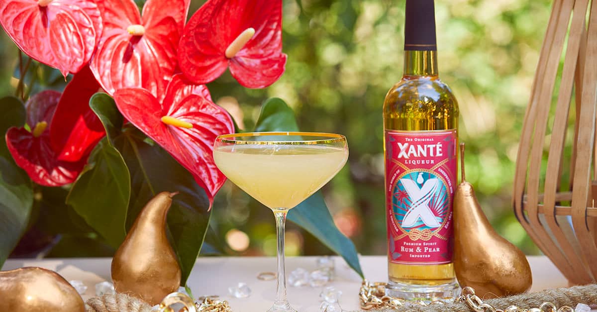 Xanté Daiquiri med toner av karibisk rom och söta päron folk o folk