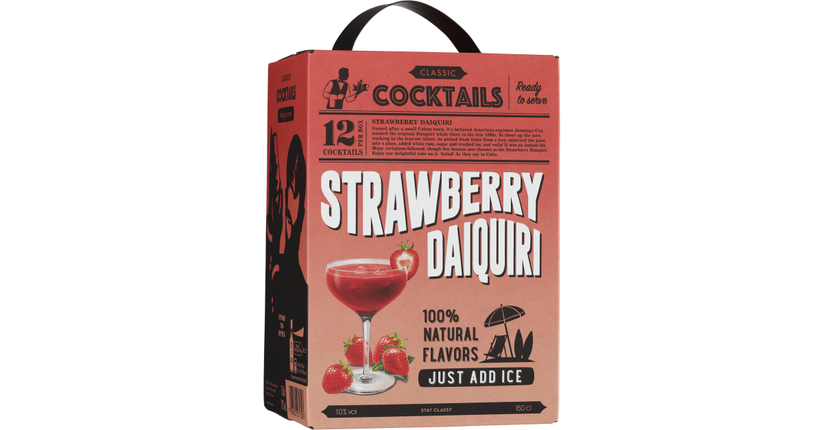Classic Cocktails Strawberry Daiquiri