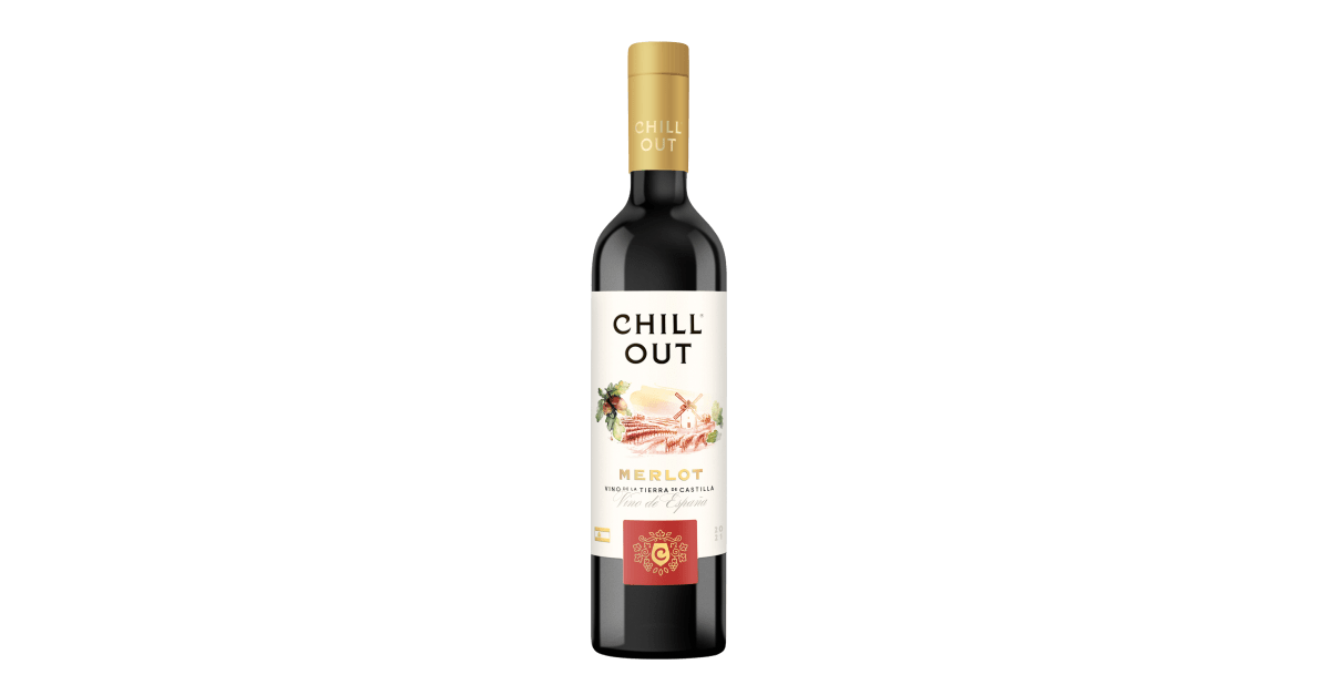 Chill Out Merlot Vino de la Tierra de Castella Spain 75 cl rPET
