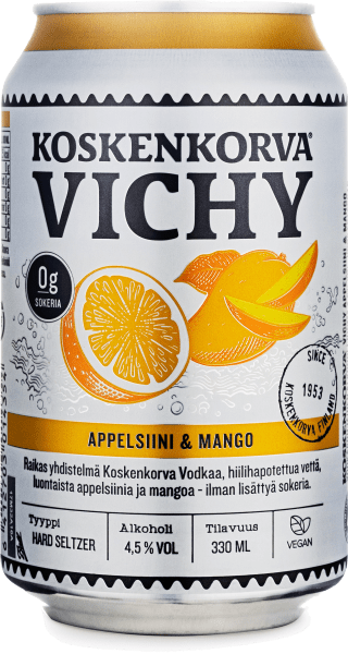 Koskenkorva Vichy Appelsiini-Mango 4,5 % 33 cl