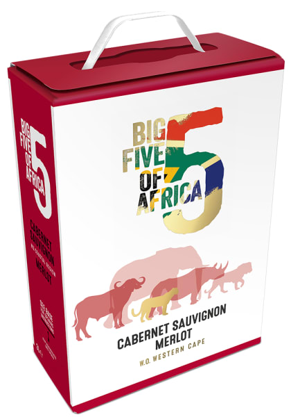 BIG 5 OF AFRICA CABERNET SAUVIGNON MERLOT 3L BIB