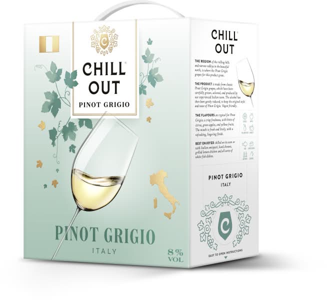 Chill Out Pinot Grigio 8% 2L BIB