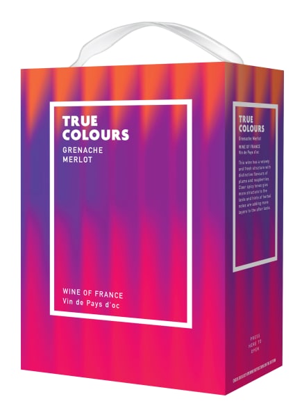True Colours Grenache Merlot 3L hanapakkaus