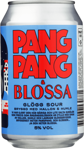 PangPang & Blossa Glögg sour 5% 33 cl