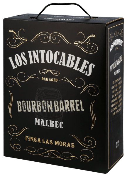 Los Intocables Bourbon Barrel Malbec 3L hanapakkaus