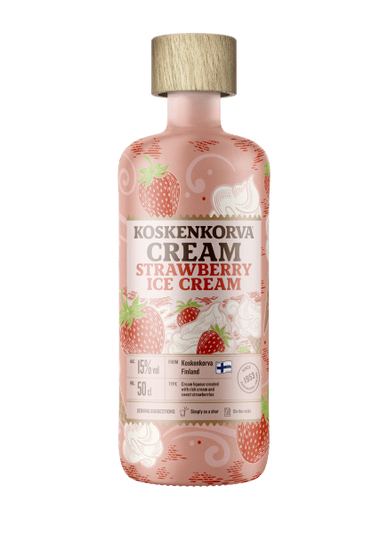Koskenkorva Strawberry Ice Cream Liqueur