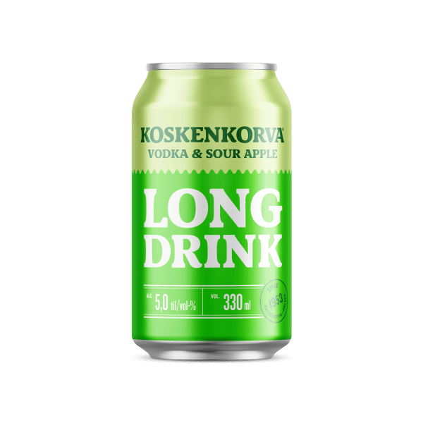 Koskenkorva Long Drink Vodka & Sour Apple 5%