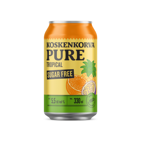 Koskenkorva Pure Tropical Sugar Free 5,5%