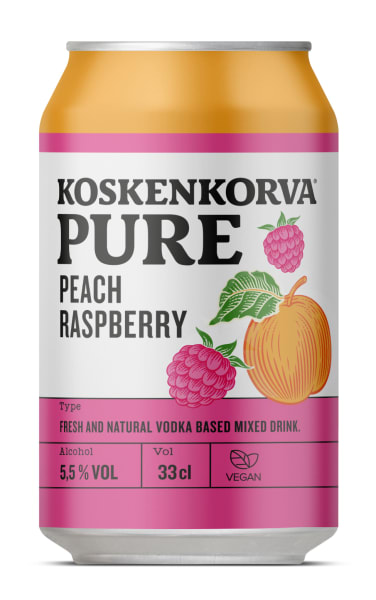 Koskenkorva Pure Peach Raspberry 5.5%