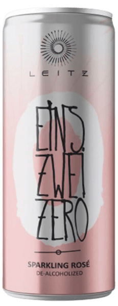 Leitz Eins-Zwei-Zero Sparkling Rosé alcohol free 25 cl