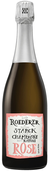 Louis Roederer et Philippe Starck Rosé Champagne Brut Nature 2015