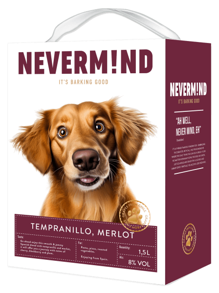 Nevermind Tempranillo Merlot Spain 8 % 1,5L