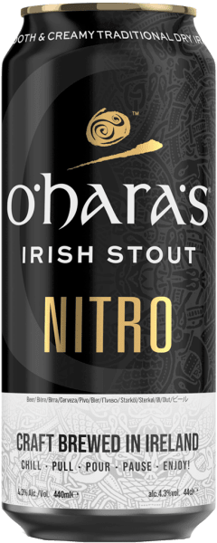 O'hara's Irish Stout Nitro 4,3 % 44 cl