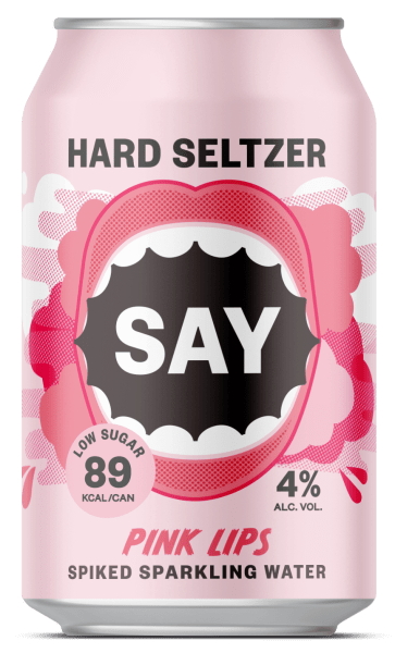 SAY Seltzer Pink Lips 4 %