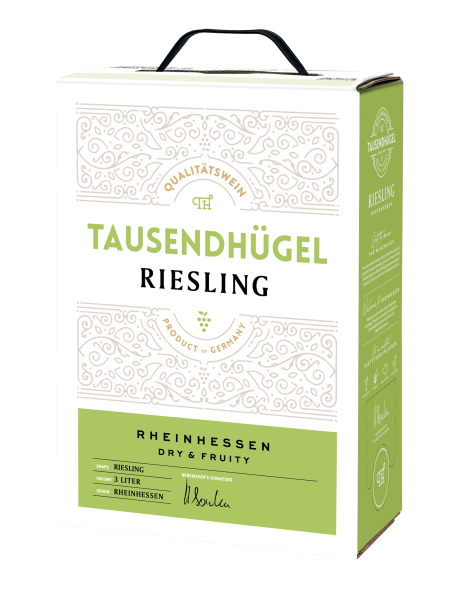 Tausendhügel Dry Riesling 3L hanapakkaus