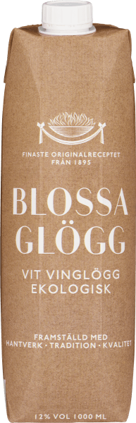 Blossa vit vinglögg eko 12% tetra 1L