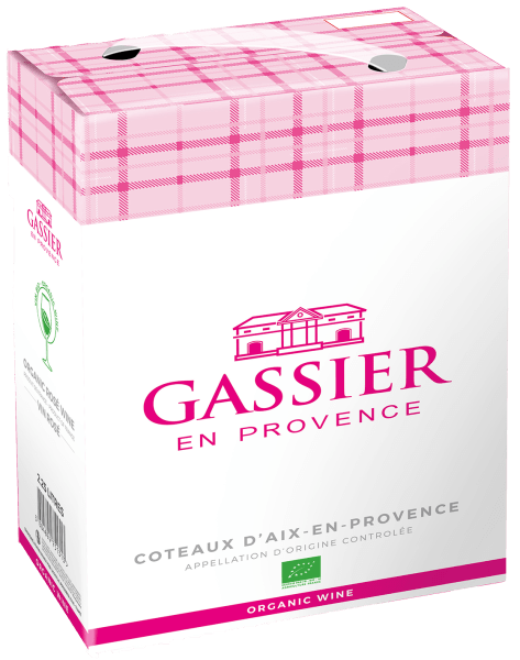 Gassier Coteaux d’Aix-en-Provence Organic Rosé 2,25L