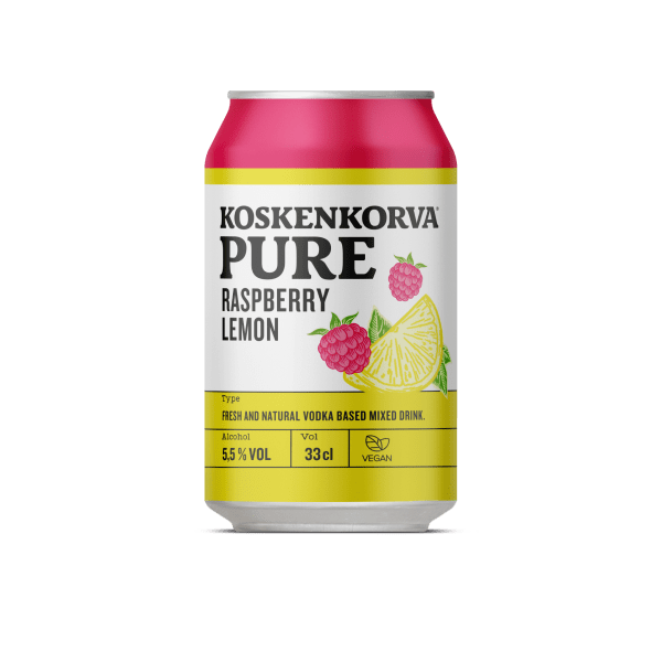 Koskenkorva Pure Raspberry Lemon 5,5% 33cl