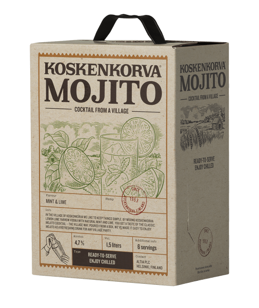 Koskenkorva Mojito 4,7 % 1,5 L