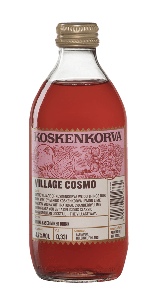 Koskenkorva Village Cosmo 4,7 % 33 cl