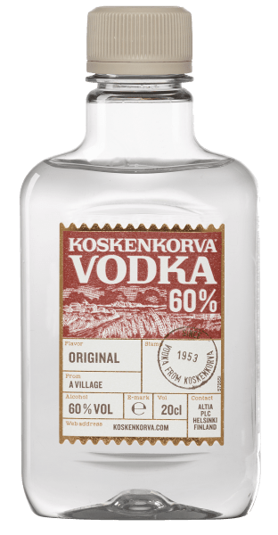 Koskenkorva Vodka 60% 20 cl PET