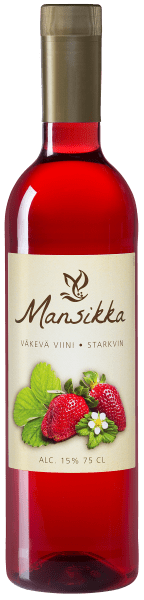 Mansikka Väkevä Viini