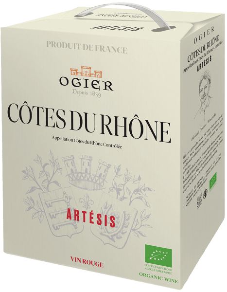 Ogier Artesis Côtes du Rhône Rouge Organic 3 L