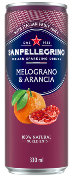 Sanpellegrino Naturali Melograno & Arancia 33 cl